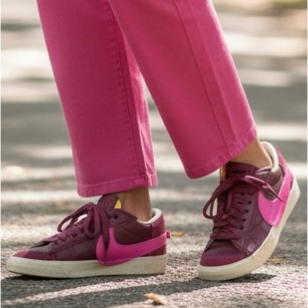 NIKE BLAZER LOW 77 JUMBO TEAM RED-PINK [DQ1470-600] WOMENS SZ 12